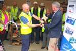 Damian officially opening Alton Mens Shed
