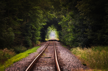 railway into a tunnel (pixabay image)