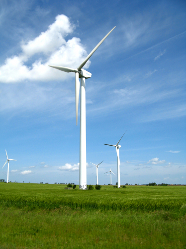 image of a wind turbine